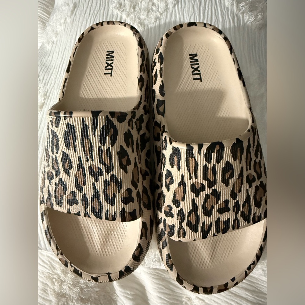 Mixit Leopard Print Sandals